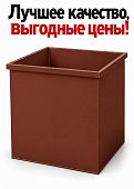 Контейнер бак для мусора мусорный ТБО 0,65 куб.м Коричневый