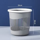 Корзина Ведро для мусора офисная мусорка Mantella 4045-СР Серый 16,2 литра